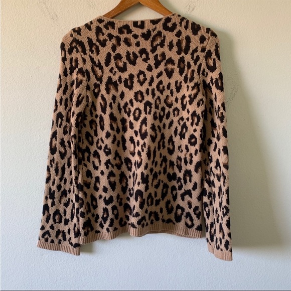 AnnTaylor Petite Spotted Mock Neck Sweater - Picture 5 of 6